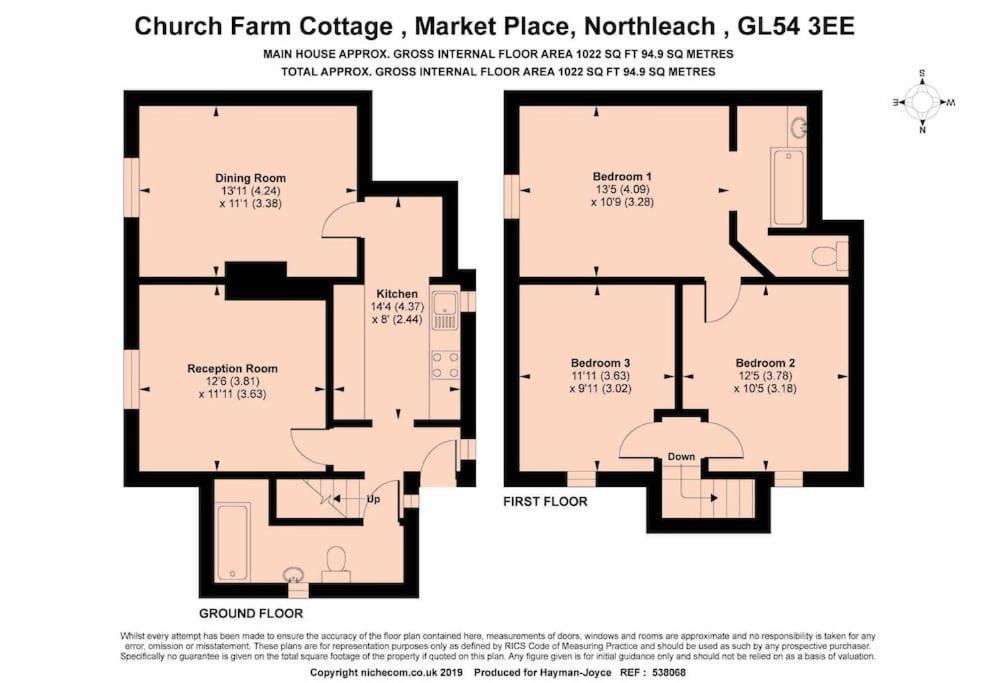 Church Farm Cottage Cheltenham Exterior foto